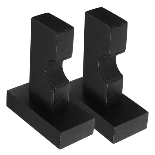 RORPOIR Sturdy Wooden Baseball Bat Holder Wall Mount Bat Display Stand Bat Rack for Collectible Bats Black