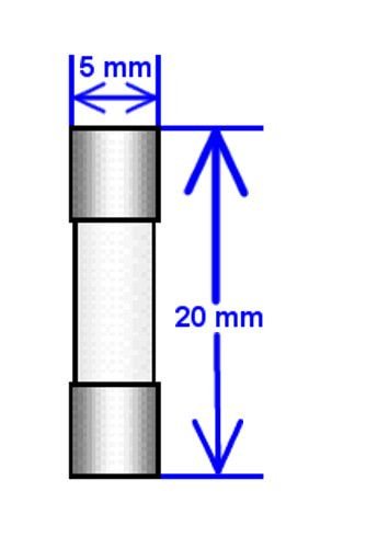 5 Qty. 5X20Mm 10A Slow-Blow Ceramic Fuse T10A 250V #TOP2