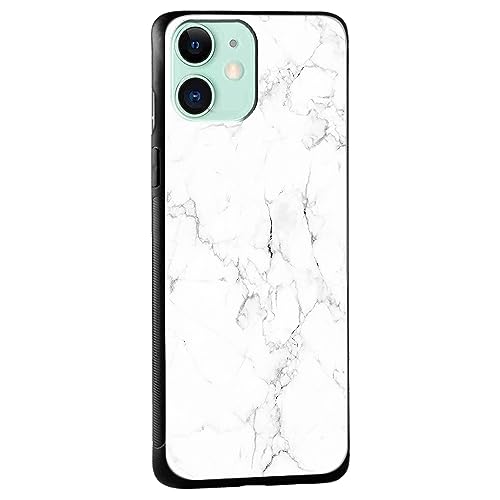 Image of COLORflow Back Cover Compatible with iPhone 11 | White Marble | Shockproof TPU Bumper Cover with Camera Protection Back Cover Compatible with iPhone 11