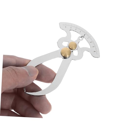 Calibrador de Espesor de Metal SOLUSTRE de Acero Inoxidable para Medición Precisa de Diámetro Exterior, Grosor de Pared y Espacios para Carpintería y Metalurgia con Escala Métrica miniatura 4