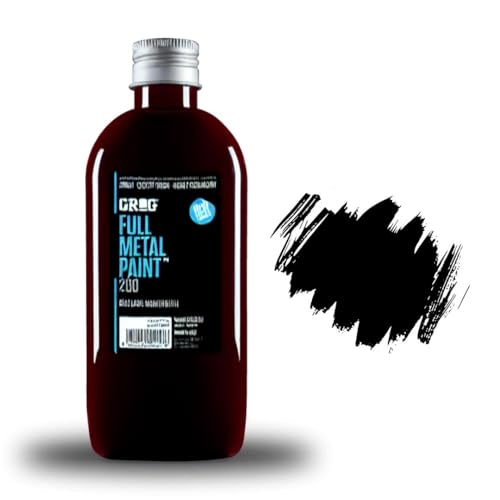 Grog Ink Full Metal Paint refill 200ml Black