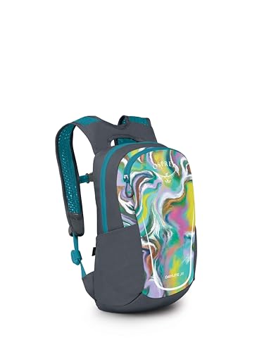 Osprey Daylite Jr. Kids' Commuter Backpack, Euphoria Rainbow Print Tungsten OS