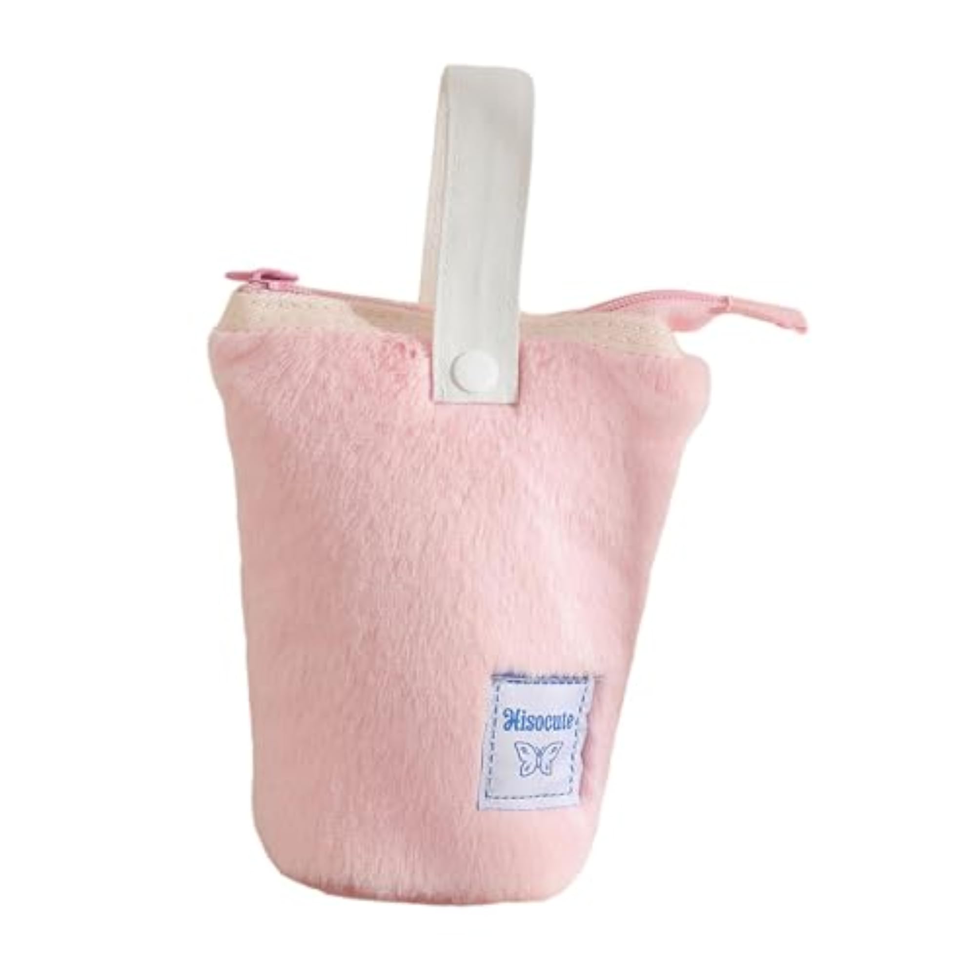 Portable Plush Pencil Case for Adults, Organizer Storage