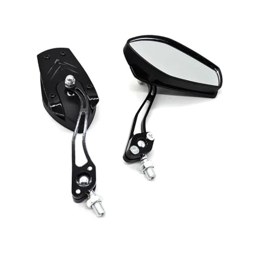 Espejos de ala para manillar inversa reflectante compatibles con motos urbanas y scooters