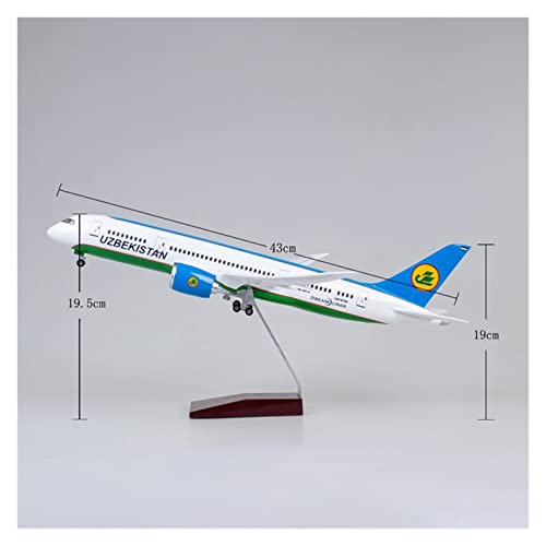 Boeing B787 modelo de avión réplica 1:130 kit de hobby coleccionable con soporte de aviación 5