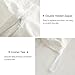JELLYMONI White Duvet Cover Oversized King Size, 3pcs Washed Microfiber Bedding Set, Soft Breathable Seersucker Duvet Cover Set with Zipper Closure and Corner Ties for All Seasons