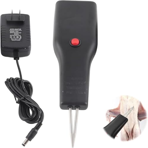 lvifloae Electric Chicken Plucker Handheld Portable Automatic Poultry Short Hair Plucking Tool Feather Plucker Tool 100 to 240V Electric Short Hair Plucking Tool for Chicken Duck Goose Bird Turkey