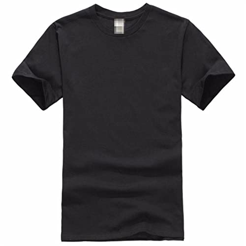 T-shirt pour homme coton anti transpiration uni confortable taille S