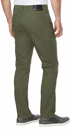 English Laundry The Oaklum Men's Slim Straight Stretch 5 Pocket Pant (36W x 29L, 323 Green)2