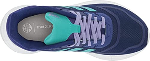 Image of adidas Women's Duramo 10 Running Shoe, Legacy Indigo /Mint Rush /Light Purple, 8.5