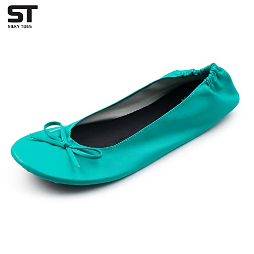 Image of Silky Toes Foldable Flat Shoes for Women | Portable Ballet Flats for Weddings, Parties, Events, Travel |Comfortable Cushioned