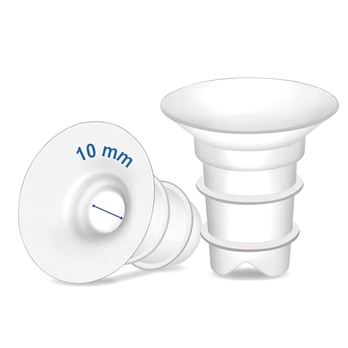 Image of Maymom Flange Inserts 10mm Compatible with Spectra, Medela 24 mm Shields, Momcozy S9 Pro /S12 Pro, Willow Wearable Cup. Compatible with Medela Freestyle, Harmony, to Reduce 24mm Down to 10 mm; 2pc