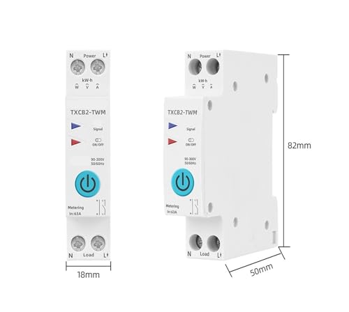 Compteur d'énergie KWh 1P 63A pour résoudre les factures excessives et les surcharges - 2