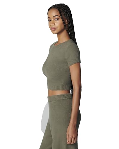 florence by mills Women's Plush Collection Cropped Short-Sleeve Top3