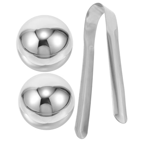Set 2 Bolas de Enfriamiento de Acero Inoxidable Reutilizables miniatura 1