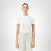 Lacoste Womens L.12.D Short Sleeve Slim Fit Green Croc Polo, White, 2