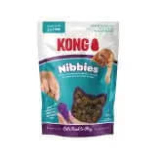 KONG Cat Nibbies Crunchy Cat Treats 2 Ounce (Whitefish)
