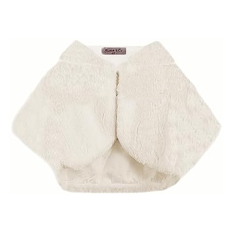 Gum & Berries Ivory Faux Fur Bolero Cover
