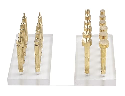 Image of Lapmart Gem Faceting brass dop sticks 22 Pieces ~6 mm Brass Dop Stick (2,3,4,5, 6, 7, 8,9,10,11 & 12 mm)~