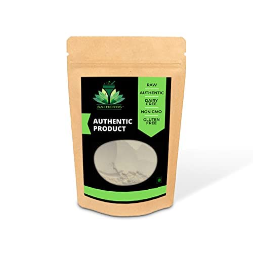 SAI HERBS Salab Punja Feeka Powder - Salab Panja Feeka Powder - Salam Panja White Powder - Hatta Haddi Powder - Lucky Hand Root Powder - Marsh Orchid Powder - Pure & Natural (100 Grams)