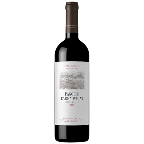 Pago de Carraovejas – Vino Tinto de Autor Ribera del Duero | Complejo, Elegante y con Sabor Intenso | Elaborado con Uvas Tempranillo, Cabernet y Merlot | Botella 750 ml