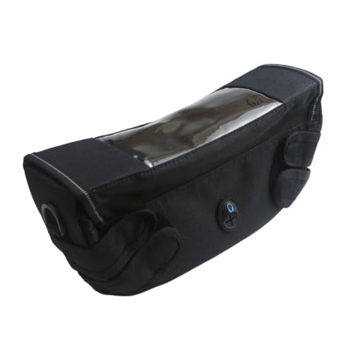 Sac de queue de moto étanche avec support téléphone tactile pour guidon - 4