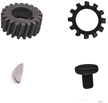 Small Bevel Wheel, Moon Key, Crank Gear Bolt, Spring Lock Washer, 2 Stroke Gas Motorized Bicycle 48cc/66cc/80cc