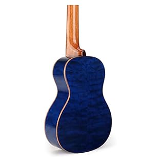 ukulélé Voyage 23 Pouces Ukulele Veneer Spruce Blue Maple Petite Guitare - Les Beatles, Paul McCartney, John Lennon, RIngo Starr, George Harrison ukulélé Voyage 23 Pouces Ukulele Veneer Spruce Blue Maple Petite Guitare – Image 2