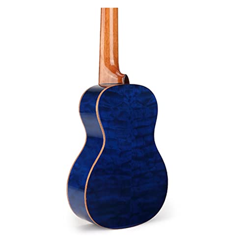 ukulélé Voyage 23 Pouces Ukulele Veneer Spruce Blue Maple Petite Guitare - Les Beatles, Paul McCartney, John Lennon, RIngo Starr, George Harrison ukulélé Voyage 23 Pouces Ukulele Veneer Spruce Blue Maple Petite Guitare – Image 3
