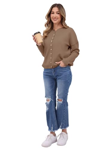IPMQ Women's Lightweight Knit Button Cardigan Sweater (6 Colors) - image 6