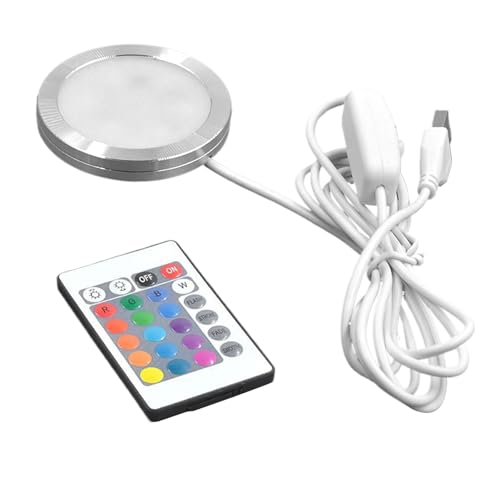 empotrado de techo – Iluminación LED empotrada de 5 V, iluminación RGB ultrafina para cocina, cuarto de baño, jardín, dormitorio, decoración