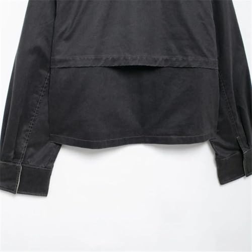 Fnfmrfmr Dark Gray Women's Casual Jacket: Effortlessly Stylish, Versatile Elegance - Image 7