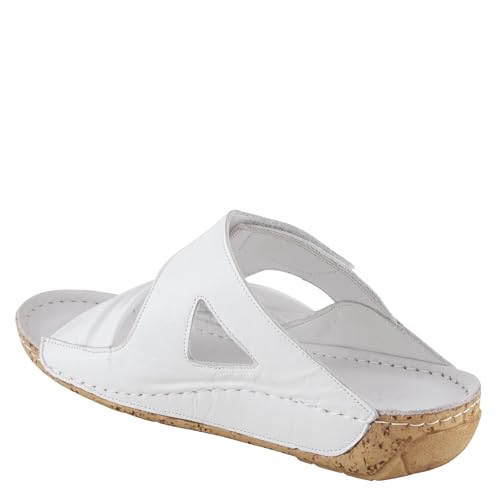 Spring Step Women's Style Gretta White Euro Size 41 Leather Slide Sandal by Spring Step - Used condition - Image 8