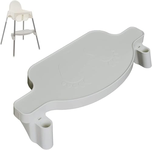 【Ireka】IKEA イケア ANTILOP アンティロープ ベビーチェア【専用パーツ】 ハイチェア フットレスト IREKA Baby Footrest子ども 子供 食事トレイ 足置き高さ調節可能 足置き場 (グレー)