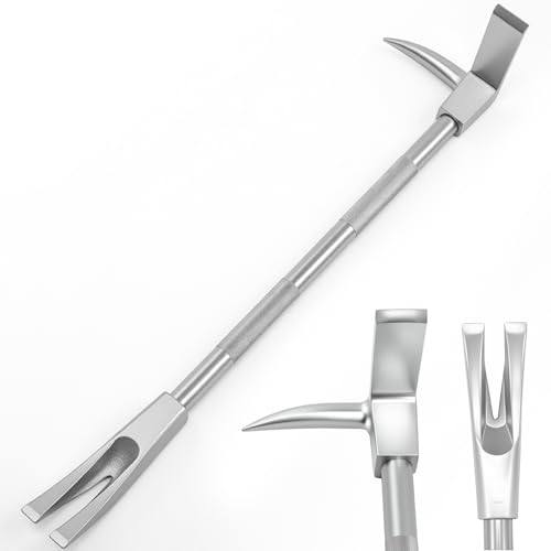 Lingvee 30' Halligan Bar Firefighter Tool Halligan Forced Entry Tool 3-in-1 Axe Head Spike Fork...