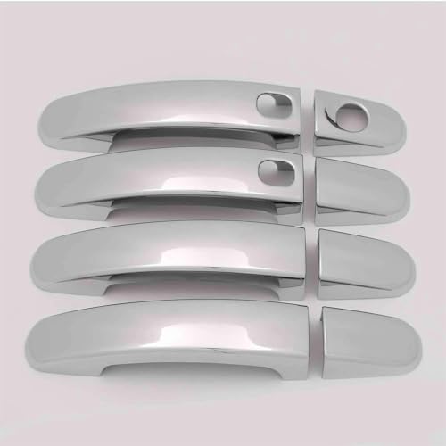 Pegatinas de fibra de carbono para manija exterior Ford Focus Mk2 2006-2012, cubiertas de puerta