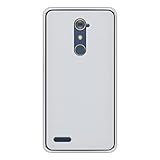 Shantime TPU Phone Case Compatible with ZTE Blade Z Max Pro, Slim Shockproof Soft Cover with Anti-Scratch Design and Precise Cutouts for Full Protection (White)