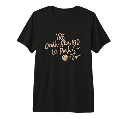 T-shirt Star Wars Wedding Till Death Star cadeau de mariage original pour couple geek
