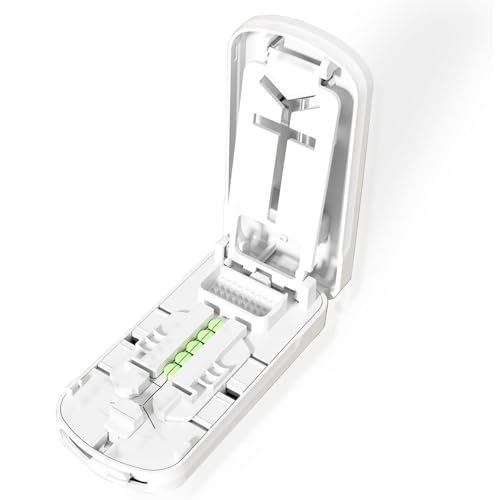 Pill Cutter for Small Pills, Pill Splitter for Tiny Pills - Precisely Cuts into 1/2, 1/3, 1/4 | Portable & Easy-Grip Design