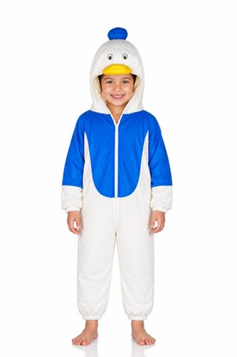 Image of Kids Animal & Bird Costumes - Comfortable Fleece Fancy Dress Outfit | Soft Plush Onesie | School Events, Theme Parties, Photoshoot