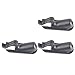 3-Pack 3.5mm Nylon Frame for Derailleur and Brake Cable Holes, Road for Bike Cable Guide and Anchor, Black（3pcs）