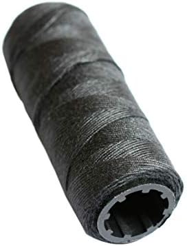 3 Rolls Sewing Thread for Hair Weave Bundles, Hair Extensions, Sewing Hair Weft, Making Wig DIY Weaving Thread (Black)