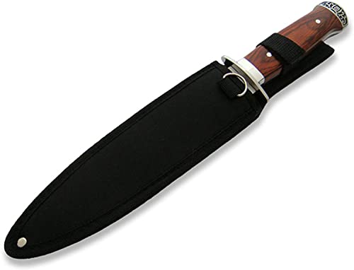 Foto von VIKING GEAR 2x USA Saber - 33cm großes - Jagd - Dolch - Hirschfänger - Saufänger - Saufeder - Abfangmesser - Survival - Outdoor - Messer - Hunting - Knife - extrem Hunter Dagger, silber braun
