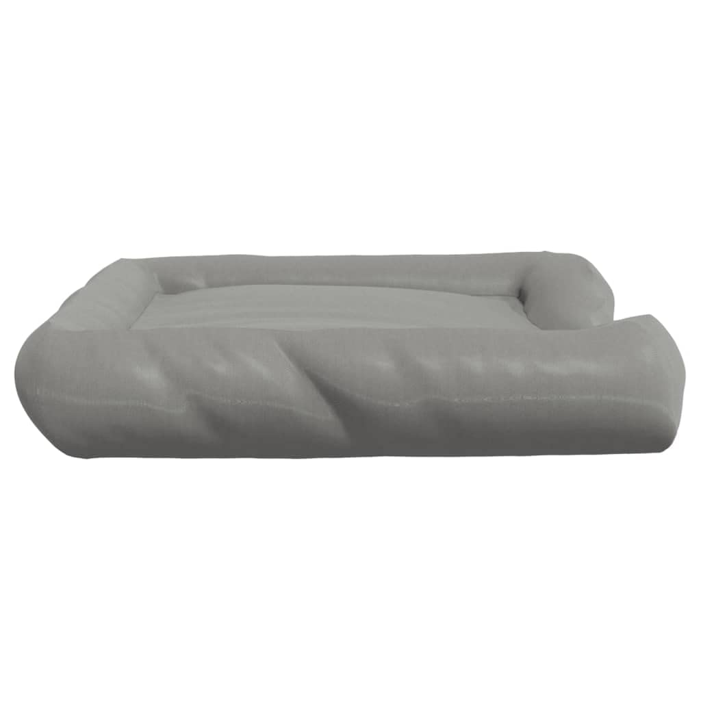 Forniture per animali domestici Cuscino per cani con cuscini grigio 115x100x20 cm Tessuto Oxford Animali & Forniture per animali domestici