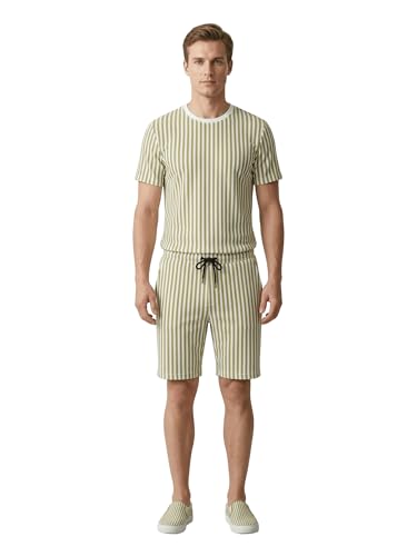 Image of Dollar Men Co-Ord Set | Polyester Shorts + T-Shirt | Regular Fit, Quick Dry & Breathable | Gym, Casual & Sportswear | Pack of 1