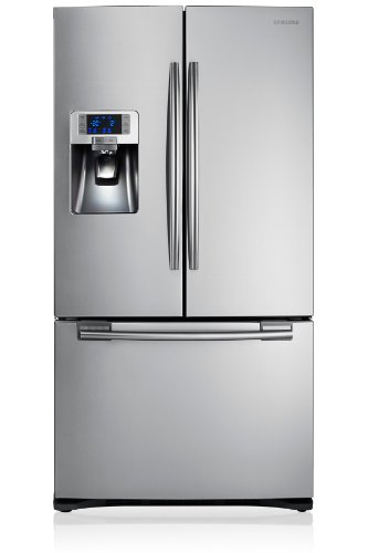 Samsung RFG23UERS - Frigorífico side-by-side (Independiente, Plata, Puerta francesa, 520 L, 630...