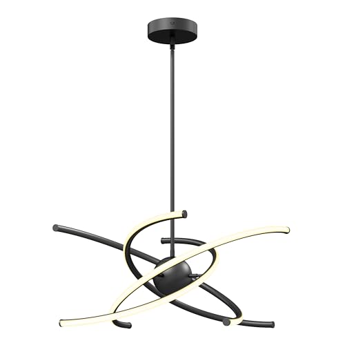 Artika Silvio Modern LED Pendant Light – Adjustable Brightness, 1800 Lumens, Color-Tunable (Warm/Soft/Cool White), Sculptural Design for Dining Rooms, Entryways & Stairwells – 50,000 Hour Lifespan