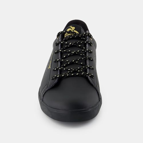 Le Coq Sportif Femme Lucie Basket, Noir/Gold, 39 EU