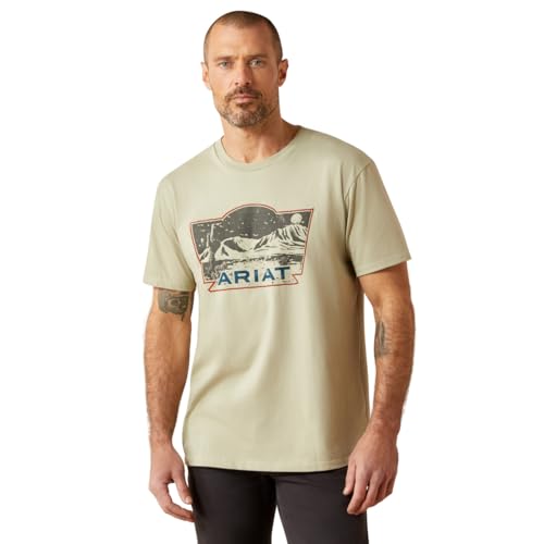 T-shirt Ariat graphique avec col rond et manches courtes pour homme actif