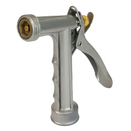 Chapin 4603: Cast Metal Garden Hose Spray Nozzle with Rear Trigger Grip